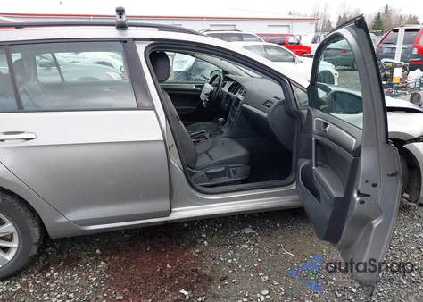 2015 Volkswagen Golf Sportwagen Tsi S 4-Door z USA, uszkodzony, nr VIN 3VWC17AU1FM502636